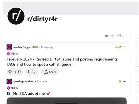 r4r dirty|List of NSFW Subreddits